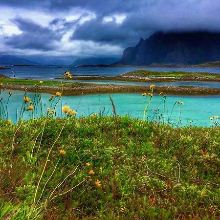 Lofoten Beach Glamping Skrova Extérieur photo